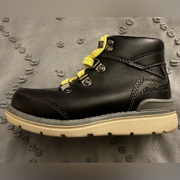 Black Eddie Bowers boots Boys size 10 - Picture 1 of 6